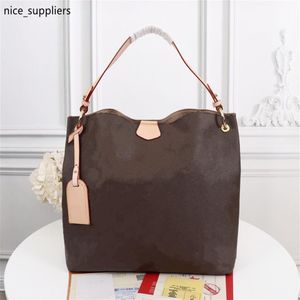 Graceful mm pm hobo em tela clássica com revestimento de revestimento extra-salão de couro genuíno genuíno pulverizado lady lady saco de ombro246r