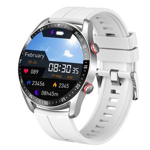 Novo ECG+PPG AMOLED SLIET SMART RISK Bluetooth Call Player Man Assista Sports Sports Imper impermeável Luxo Smartwatch