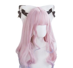 Altri articoli per feste per eventi Fermaglio per capelli con orecchie di gatto in peluche con fiocchi Lolita Gattino Forcina per animali pelosi Copricapo decorativo Barrett1682955