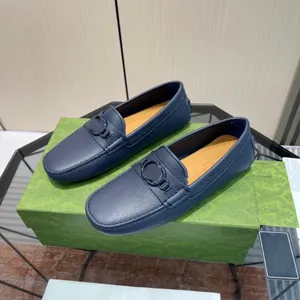 Guxci Quality High Best G Casual Brand Shoes Guuchi Quality Desingner Genuine Leather Dress Fashion Styles Oxford Flats Leisure Mens Drive Shoes Classics