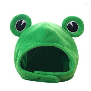 Beanies Beanie/Schädelkappen Neuheit Lustige Big Frog Eyes Cute Cartoon Plüsch Hut Unisex Design Cosplay Pography Requisiten Supplies Scot22
