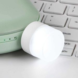 S usb fiş lambası bilgisayar mobil güç şarj hazine LED göz koruması okuma küçük yuvarlak gece ışığı AA230426