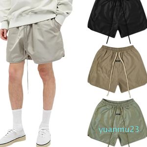 Designer Shorts Fashion Ess Shorts Nylon Unisex Loose Sweatpants Men Waist Drawstring Beach Casual Basketball Sport Pants