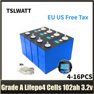 TSLWATT New GOtion Grade A Zellen 3,2 V 102 Ah Lithium-Eisen-Phosphat-Batterise Lifepo4-Batterie 100 Ah-Zelle EU US Free Tax