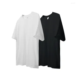 Men's T Shirts Solid Color Cotton Shirt Men Casual O-neck Basic T-shirt Unisex Classical Regular Tops Package Sale 220SS