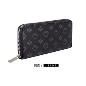 Single zipper WALLET the most stylish way to carry around money cards and coins men leather purse card holder long business women 347K