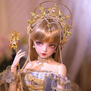 Dockor 13 60cm harts BJD SD Valentines Day Christmas Gifts For Girl Makeup Fullset Lolitaprincess Doll med kläder BJD 230427