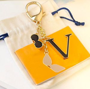 Högkvalitativ nyckelringmode Kvinnor Män handgjorda bilnyckelringar Stylish Buckle Designer Luxury Key Chain Bags Gift