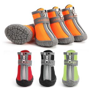 Schuhe wasserdichte Haustierhundschuhe Antiskid Welpen Regenschuhe Chihuahua Walking Stiefel atmungsaktive Katzensocken Haustierpfotenzubehör