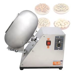 Máquina de polimento de doces pequena comercial automática doméstica máquina de revestimento de comprimidos fabricante de processamento de alimentos