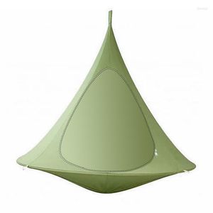 Móveis de acampamento para o jardim ao ar livre camping hammock cadeira com zíper por porta de zíper quarto fitness tenda árvore hamaca tendinha teto de cama suspensa