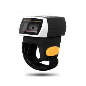 Bluetooth Ring Scanning Gun R2L Двумерный мини-беспроводной считыватель штрих-кодов Носимый сканер отпечатков пальцев оптом