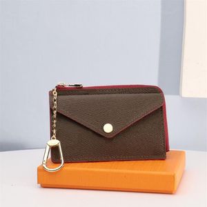 Tasarım çantası yüksek kaliteli dağıtım tasarımcısı kredi kartı tutucu deri para cüzdanları kutu çanta kartı ile fermuar cüzdan multi-fun267j