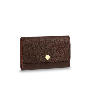 6 Key Holder Key Pouch Key Wallet Mens Pouch Womens Card Holder Handbags Leather Card Chain Mini Wallets Coin Purse 682 552252F