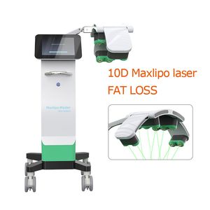 En Yeni Ağrısız Yağ Çıkarma Boby Zayıflama Makinesi 10D Lazer Dönen Yeşil Işık Lazer Terapi Ekipmanı Formu Max Lipo Zayıflama