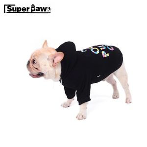 Hoodies New Pet Dog Spring Autumn Hoodie Puppy Clothes Coat French Bulldog Corgi Jacket för små medelstora hundar Pug JXC07