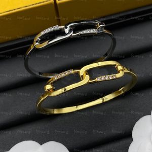 Luxury Diamond Bracelets Jewelry Designer Golden Plated Bracelets Chic Charm Rhinestone Bracelets With Box Sets