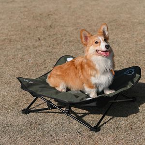 Mats Pet Dog Bed Portable Safe Folding Dog Sleeping Nest For Cats Pet Lounge Chair Pet Kennel Sofas Cot Raised Outdoor Camping Bed