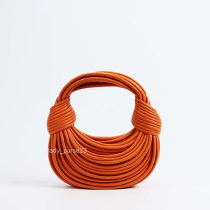 Mesh Tote Handbag Classic Small Knot Hand Botegas Rope Lady New Bag Pure Venata Knitted Double Women's Bags Knot Noodle Cattle 2023 Leather Handbag D7BS