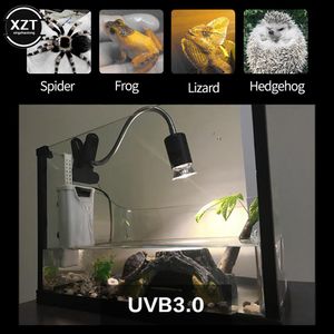 照明タートルバックリグバルブフルスペクトルサンライト爬虫類両生類UVBダム可能なリザードヒーターペット製品低消費ツール