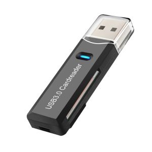 TF SD -kortläsare USB CardReader Micro SD -kort till USB Adaper Smart Card Reader Memory Lector de Tarjetas Laptop