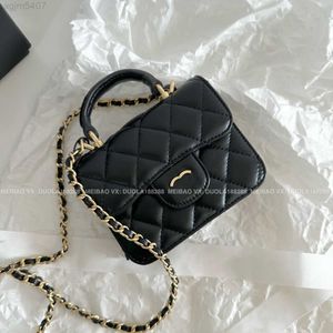 2024 Top Designer Bag Luxury Fashion Handbag New Wang Xinling samma stil liten doftande handtag avfallsväska mini lingkou röd en axel handhållen crossbody