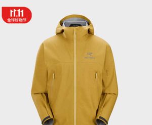 Maglioni da uomo con cappuccio Designer Arcterys Giacca moda Cappotti BETA JACKET GORE-TEX Guscio rigido da uomo Charge Confused Yellow M WN-ACUA