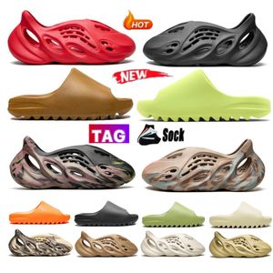 slippers designer slide women shoes flip flops orange desert bone brown luxury sandals blue Onyx glow green