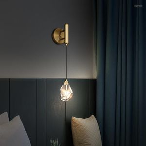 Wall Lamps Modern Sconce Lighting For Bedroom Creative Design Living Room Decoration Led Light Fixture Gold Home Decro Lamp