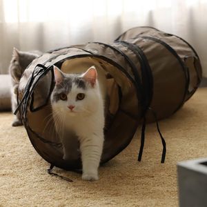 Toys Cat Tunnel Bigsize 130cm Long Dia 30cm Funny S Shape Collapsible Pet Puppy Kitten Rabbit Toy Interactive Exercise Play Toy