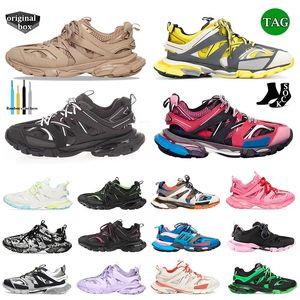 Designer-Track-Sneaker Paris Tracks 3.0 Plateau-Freizeitschuhe 2024 Top-Marken-Luxus-OG-Tess.s. Gomma Leder Schwarz Weiß Herren Damen Kleid Trainer 36-45