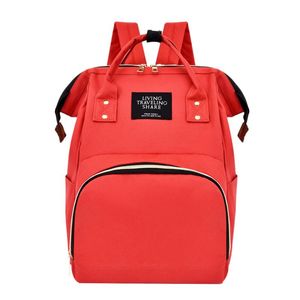 حقائب الظهر Women Laptop School Bags Mummy Bag Fashion متعددة الوظائف سعة كبيرة في الهواء الطلق الأم وظهر الظهر