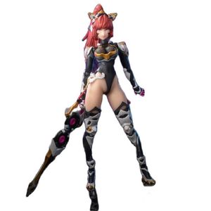 アニメマンガプレセール178cm 112サイエンスキャットレディーチームアニメアクションフィギュアヒマワリ可動性ジョイントモバイルスーツガールガレージキットモデルおもちゃZ0427