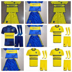 Fãs CAVANI Boca Juniors Camisas de futebol 2023 2024 BENEDETTO MARCOS ROJO CARLITOS TEVEZ BARCO MEDINA 23 24 FINAL camisa infantil de futebol