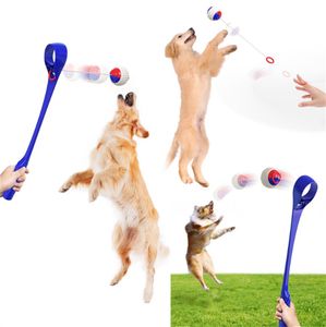 Hot Selling Interactive Ball Launcher Outdoor Sport Training Toy Tennis Ball Launcher para tênis de cães