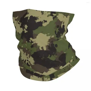 Scarves Green Military Camouflage Bandana Neck Gaiter Printed Army Camo Balaclavas Wrap Scarf Warm Cycling Riding For Men Women Adult