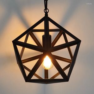 Pendant Lamps Iron Hanglamp LED Hanging Lamp Industrial Loft Vintage Light Fixtures Luminaire Suspendu Nordic Lights Bedroom