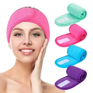 Spa maquiagem faixas de cabelo respirável absorção de suor esporte headbands tricô trançado rosto lavagem laços de cabelo