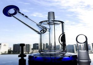 14mm Joint Sidecar Bong Dab Oil Rigs Glass Water Pipes Straight Perc Mini Smoking Water Bongs DGC12581655088