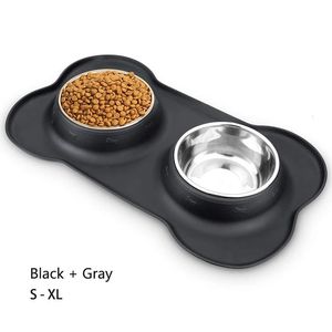 Radio Pet Dog Bowl Puppy Cat Feeding Stael Stal nierdzewna Picia Picie miska