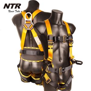 Climbing Ropes Professional Construction Full Outdoor Rock Climbing Safety Belt High Altitude Anti Fall Protective Gear 231124