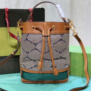 Modedesigner One Umhängetasche Herren und Damen Vintage Eimertasche mit großem Fassungsvermögen klassische Brieftasche 550621