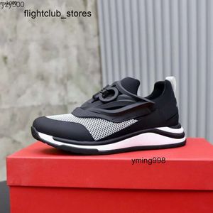 Feragamo Leather Runner Shoes Sneaker äkta Luxury Mesh MXK Point Toe Race Designer utomhus är US38-45 MKJKKK R3NQ G47H S Casual D4V8 H5ia