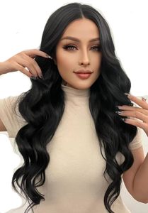 HD Body Wave Highlight spets främre mänskliga hår peruk för kvinnor spets frontala peruk före plockad 150 täthet frontal peruker