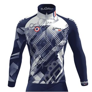 Fahrradjacken BJORKA Winter Radfahren Thermofleece Langarmtrikots Chamarras De Hombres Herren Pro Team Fahrradjacken 3 Rückentaschen Mantel 231124