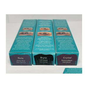 Rímel prosperar causasia líquido chumbo líquido marrom preto e azul profundo rico 0,38 oz/10,7g entrega de gotas de saúde