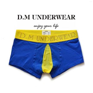 Underpants E Likable2023 Youth Fashion Solid Color Men's Underwear Breathable Sexy Comfortable Low Waist Boxer