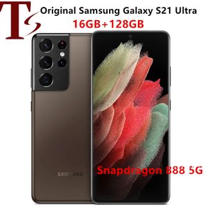 Refurbished Samsung Galaxy S21 Ultra 5G G998U1 Unlocked Phone 6.8" Octa Core 108MP&40MP 12GB RAM Snapdragon 888 128G 5pcs