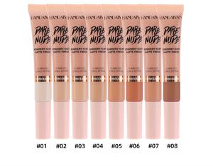 8-Farben-Schlauch-Concealer, wasserdicht, tragbar, für Gesicht, Körper, Kontur, Concealer, tätowierte, hautbedeckende Foundation, beliebtes Haut-Make-up, 12 ml