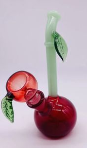 Vintage Cherry Apple Glass Bong Water Hookah Smoking Pipes Original Glass Factory pode colocar o logotipo do cliente por DHL UPS CNE